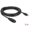 Delock Kabel FireWire 9 Pin Stecker - 4 Pin Stecker 3 m