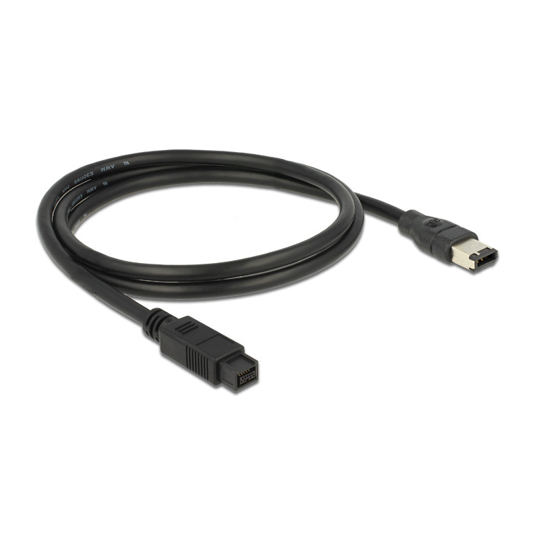 Delock Kabel FireWire 9 Pin Stecker - 6 Pin Stecker 1 m