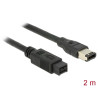 Delock Kabel FireWire 9 Pin Stecker - 6 Pin Stecker 2 m