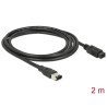 Delock Kabel FireWire 9 Pin Stecker - 6 Pin Stecker 2 m