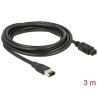 Delock Kabel FireWire 9 Pin Stecker - 6 Pin Stecker 3 m