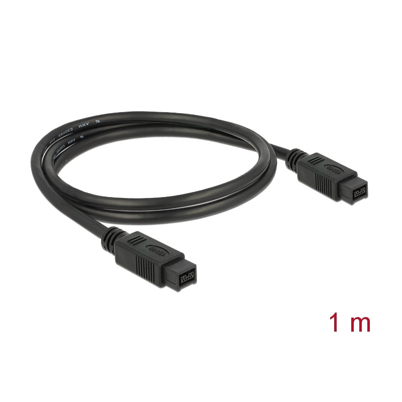 Delock Kabel FireWire 9 Pin Stecker - 9 Pin Stecker 1 m