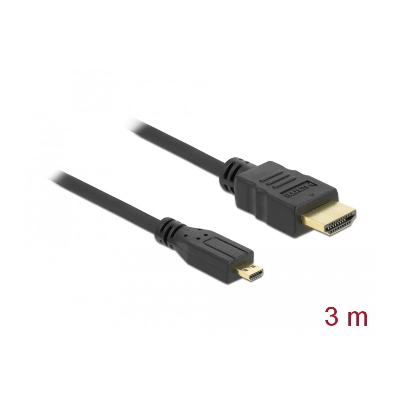 Delock Kabel High Speed HDMI mit Ethernet A/D Stecker/Stecker 3m
