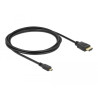 Delock Kabel High Speed HDMI mit Ethernet A/D Stecker/Stecker 2m
