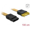 Delock Verlängerungskabel SATA 3 Gb/s Stecker - SATA Buchse 100 cm gelb