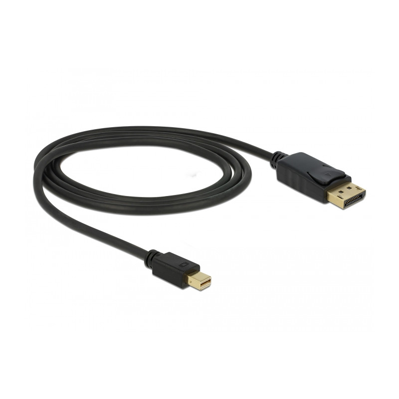 Delock Kabel Mini DisplayPort 1.2 Stecker - DisplayPort Stecker 4K 60 Hz 1,0 m