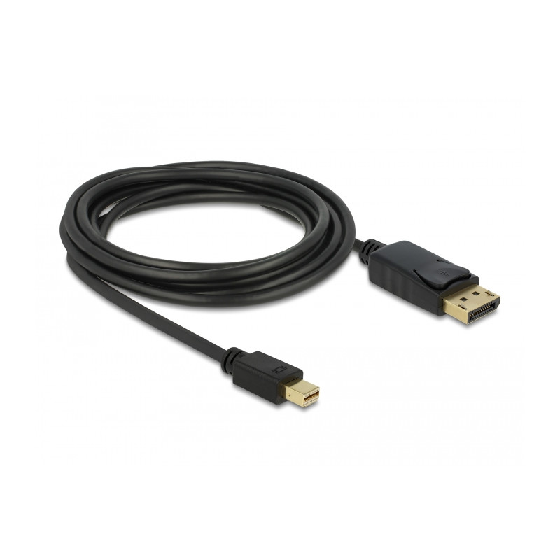 Delock Kabel Mini DisplayPort 1.2 Stecker - DisplayPort Stecker 4K 60 Hz 3,0 m