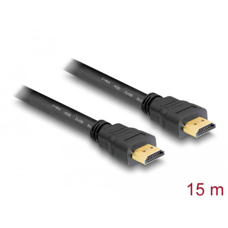 Delock Kabel High Speed HDMI mit Ethernet – HDMI A Stecker - HDMI A Stecker 15 m