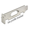 Delock Low Profile Slotblech mit D-Sub 9 Öffnung