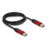 Delock USB 5 Gbps Kabel Typ-A Stecker zu Typ-A Stecker 2 m Metall