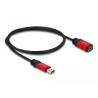 Delock USB 5 Gbps Verlängerungskabel Typ-A Stecker zu USB 5 Gbps Typ-A Buchse 1 m Premium