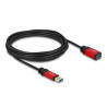 Delock USB 5 Gbps Verlängerungskabel Typ-A Stecker zu USB 5 Gbps Typ-A Buchse 5 m Premium