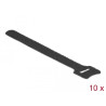 Delock Klett-Kabelbinder L 150 mm x B 12 mm 10 Stück schwarz