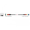 Delock USB 5 Gbps Kabel Typ-A Stecker zu USB 5 Gbps Typ-B Stecker 3 m Premium