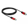 Delock USB 5 Gbps Kabel Typ-A Stecker zu USB 5 Gbps Typ-B Stecker 3 m Premium