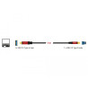 Delock USB 5 Gbps Kabel Typ-A Stecker zu USB 5 Gbps Typ-B Stecker 5 m Premium