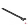 Delock Klett-Kabelbinder L 200 mm x B 12 mm 10 Stück schwarz