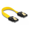Delock SATA 6 Gb/s Kabel 10 cm gelb