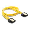 Delock SATA 6 Gb/s Kabel 30 cm gelb