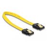 Delock SATA 6 Gb/s Kabel 20 cm gelb