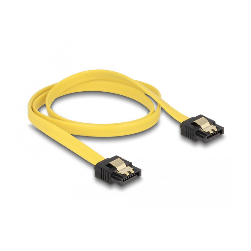 Delock SATA 6 Gb/s Kabel 70 cm gelb