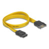 Delock SATA 6 Gb/s Verlängerungskabel 30 cm gelb
