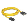 Delock SATA 6 Gb/s Verlängerungskabel 100 cm gelb