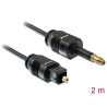 Delock Toslink Kabel Standard Stecker - Toslink mini 3,5 mm Stecker 2 m