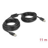 Delock Kabel USB 2.0 Typ-A Stecker - USB 2.0 Typ-B Stecker 11 m