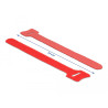 Delock Klett-Kabelbinder L 150 mm x B 12 mm 10 Stück rot