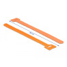Delock Klett-Kabelbinder L 200 mm x B 12 mm 10 Stück orange