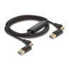 Delock USB Type-C™ 5 Gbps Data Link Kabel + KM Switch 2 m