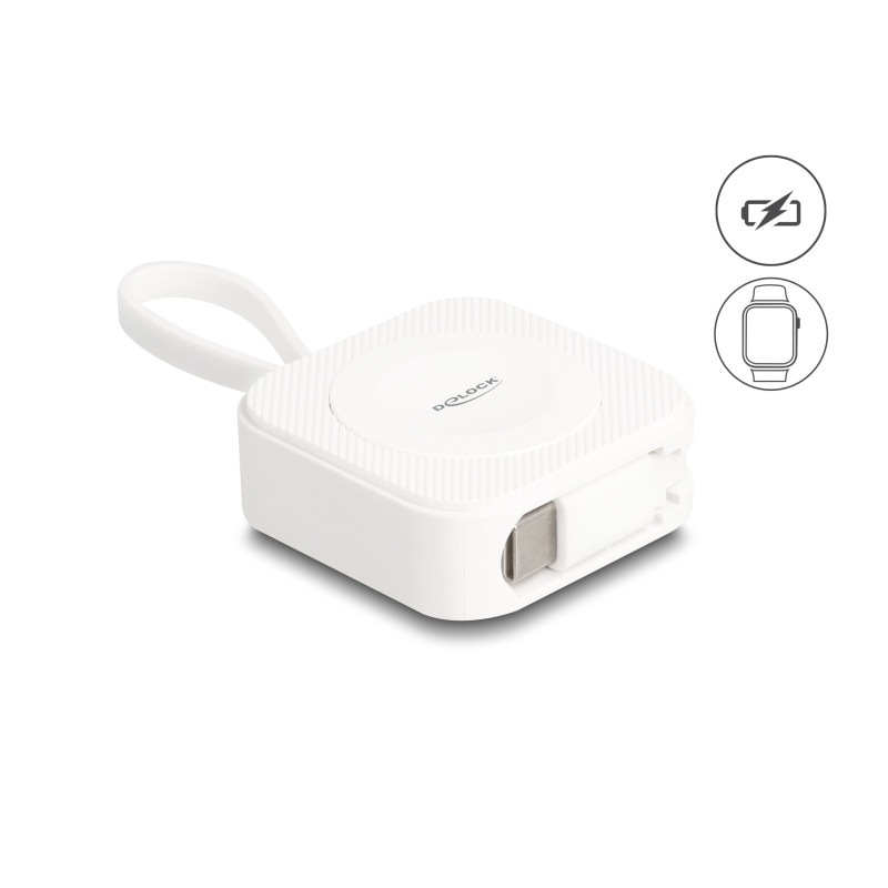 Delock USB Type-C™ Ladepad für Apple Watch weiß magnetisch