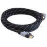 Delock Kabel High Speed HDMI mit Ethernet – HDMI A Stecker - HDMI A Stecker gewinkelt 4K 3 m