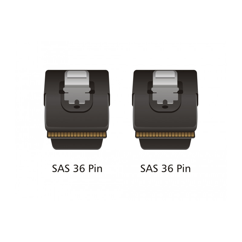 Delock Kabel Mini SAS SFF-8087 - Mini SAS SFF-8087 0,5 m