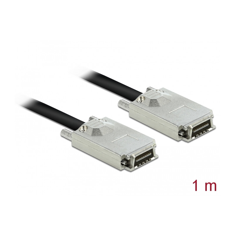 Delock Infiniband CX4 Kabel SFF-8470 zu SFF-8470 1 m