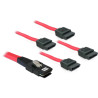 Delock Kabel Mini SAS SFF-8087 - 4 x SATA 7 Pin 1 m
