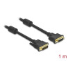 Delock Verlängerungskabel DVI 24+5 Stecker - DVI 24+5 Buchse 1 m schwarz