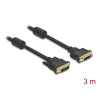 Delock Verlängerungskabel DVI 24+5 Stecker - DVI 24+5 Buchse 3 m schwarz