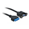 Delock Kabel USB 3.0 Pin Header Buchse - 1 x USB 3.0-A Buchse