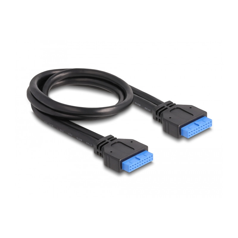 Delock Kabel USB 3.0 Pfostenbuchse 2,00 mm 20 Pin - USB 3.0 Pfostenbuchse 2,00 mm 20 Pin 45 cm