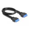 Delock Kabel USB 3.0 Pfostenbuchse 2,00 mm 20 Pin - USB 3.0 Pfostenbuchse 2,00 mm 20 Pin 45 cm