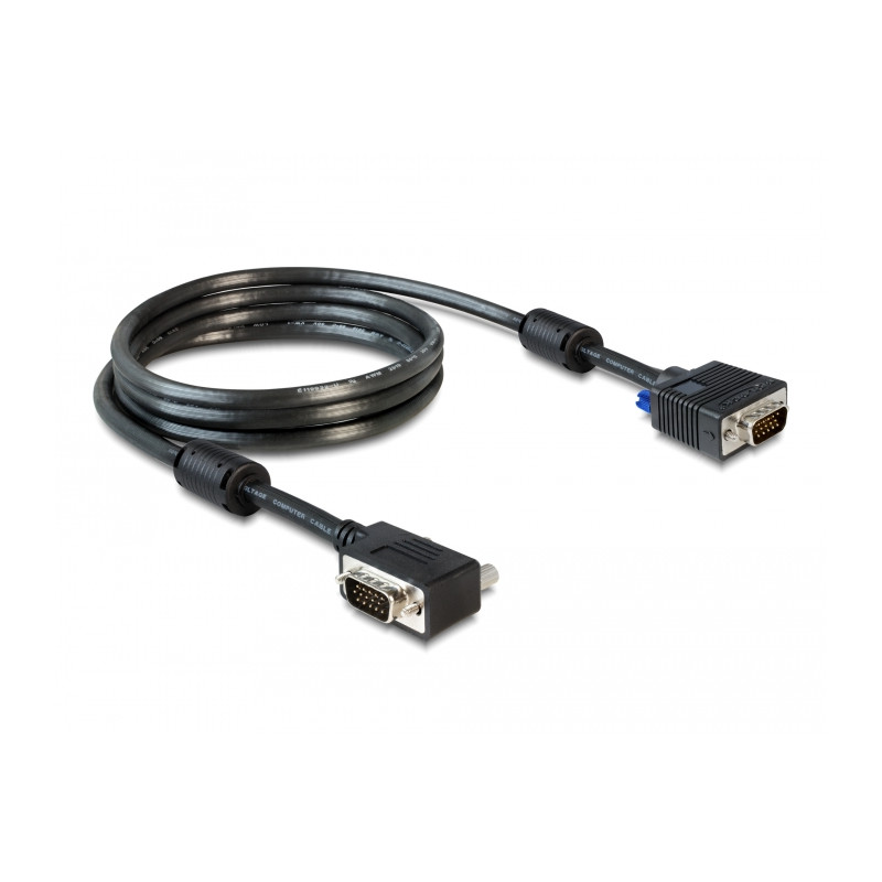 Delock Kabel SVGA 2 m Stecker-Stecker gewinkelt