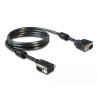 Delock Kabel SVGA 2 m Stecker-Stecker gewinkelt