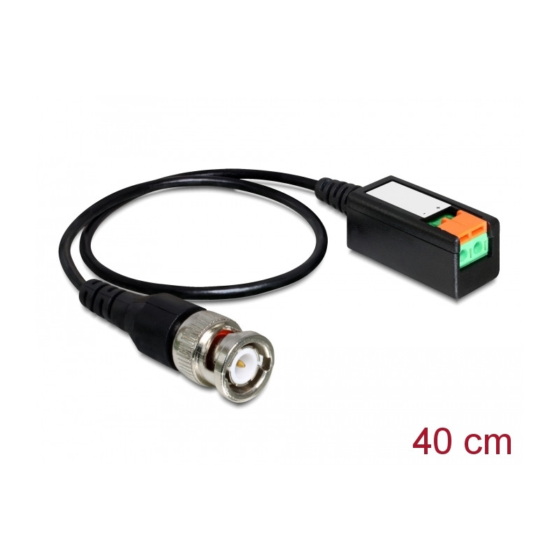 Delock Kabel BNC Stecker - Terminalblock 2 Pin
