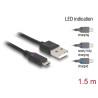 Delock USB zu Micro USB Daten- und Ladekabel mit LED Anzeige