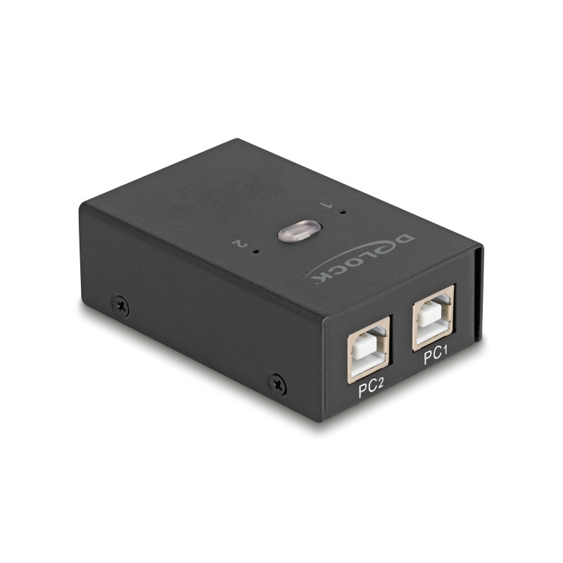 Delock USB 2.0 Switch für 2 PC an 4 Geräte