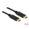 Delock USB 2.0 Kabel Type-C zu Type-C 2 m PD 5 A E-Marker