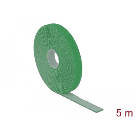 Delock Klettband auf Rolle L 5 m x B 13 mm grün