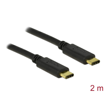 Delock USB 2.0 Kabel Type-C zu Type-C 2 m 3 A